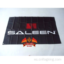 Saleen car racing flag 90 * 150CM 100% poliéster banner saleen